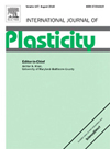 INTERNATIONAL JOURNAL OF PLASTICITY杂志封面